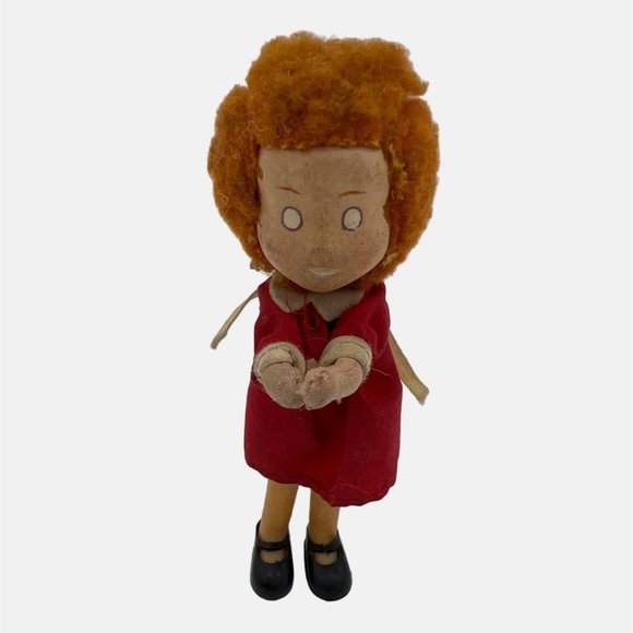 Applause Other - Vintage 1982 Applause Little Orphan Annie Pencil Grabber Doll Clip On 5"